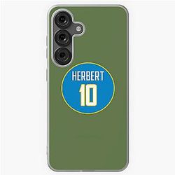 Justin Herbert Los Angeles Chargers 10 Samsung Galaxy Soft Case