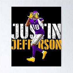JUSTIN JEFFERSON MVP Poster