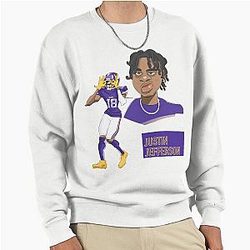 Justin Jefferson Griddy Pullover Sweatshirt