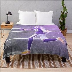 Justin Jefferson Illustration Blanket