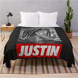 Justin Jefferson Throw Blanket