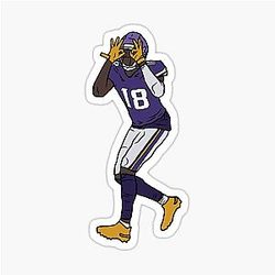 Justin Jefferson Celebration Sticker