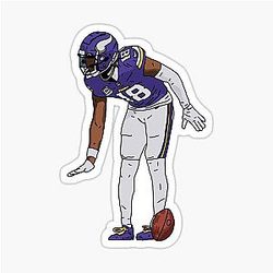 Justin Jefferson Little Sticker