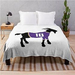 Justin Jefferson Throw Blanket