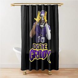 Griddy Dance Justin Jefferson Signature Celebration Justin Jefferson Shower Curtain