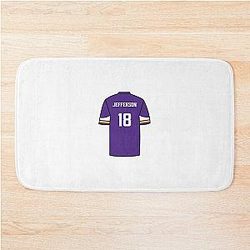 Justin Jefferson Jersey Bath Mat