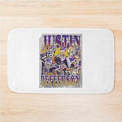 Justin Jefferson Bootleg Bath Mat