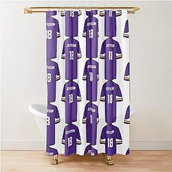 Justin Jefferson Shower Curtain