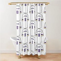 Justin Jefferson Shower Curtain