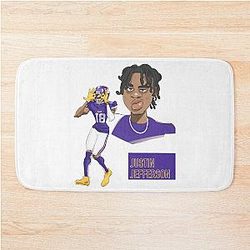 Justin Jefferson Griddy Bath Mat