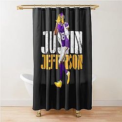 Justin Jefferson Shower Curtain