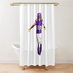 Justin Jefferson Griddy Shower Curtain
