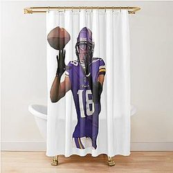 Justin Jefferson Shower Curtain