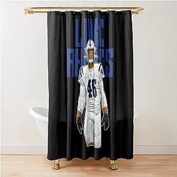 Justin Jefferson Dance for Touchdown Bold Shower Curtain