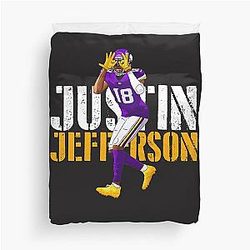 JUSTIN JEFFERSON Duvet Cover