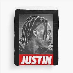 JUSTIN JEFFERSON Essential Duvet Cover