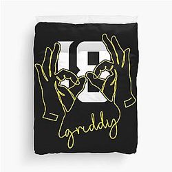 Justin Jefferson Griddy Duvet Cover