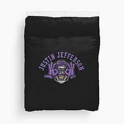 Justin Jefferson Griddy T-Shirt Duvet Cover
