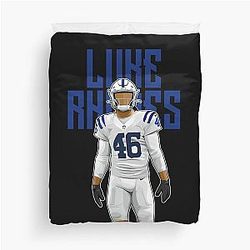 Justin Jefferson Bold Duvet Cover for Touchdown 18