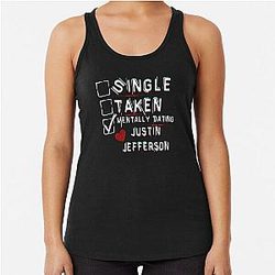 Mentally Dating Justin Jefferson Tank Top