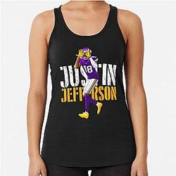 JUSTIN JEFFERSON Racerback Tank Top