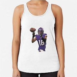 Justin Jefferson Racerback Tank Top