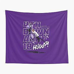 Justin Jefferson 4th down Tapestry