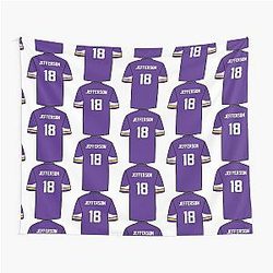 Justin Jefferson Jersey Tapestry