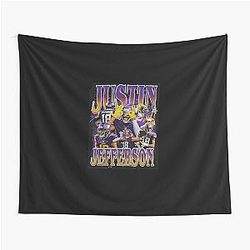 Justin Jefferson Bootleg Tapestry