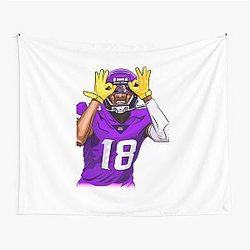 Justin Jefferson Griddy Tapestry