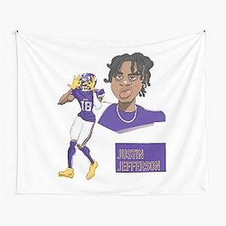 Justin Jefferson Griddy Tapestry