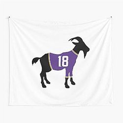 Justin Jefferson GOAT Tapestry
