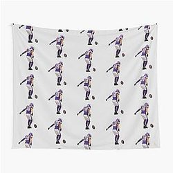 Justin Jefferson No 18 Celebrate Touchdown Art Tapestry