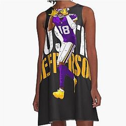 Justin Jefferson A Line Dress