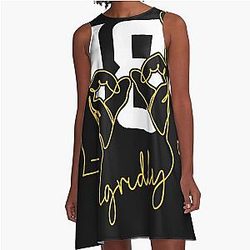 JUSTIN JEFFERSON Essential A Line Dress
