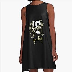 Justin Jefferson Griddy A-Line Dress