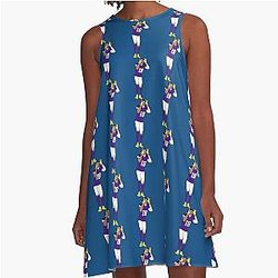 Justin Jefferson A-Line Dress