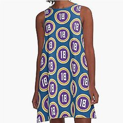 Justin Jefferson, American Football, A-Line Dress.