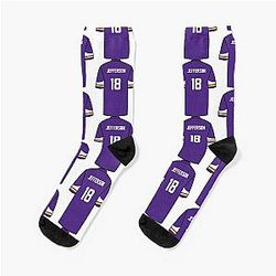 Justin Jefferson Jersey Sock