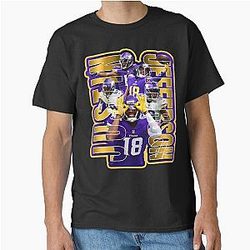 Justin Jefferson Football Star Artwork T-Shirt