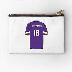 Justin Jefferson Zipper Pouch