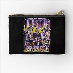 Justin Jefferson Vintage Zipper Pouch