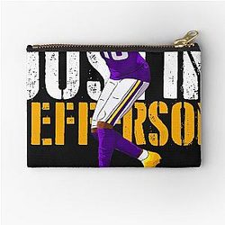 JUSTIN JEFFERSON Zipper Pouch
