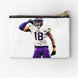 Justin Jefferson 18 Flex Zipper Pouch
