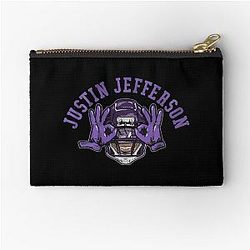 Justin Jefferson Griddy T-Shirt Zipper Pouch