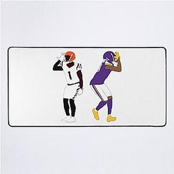 The Griddy Duo Justin Jefferson and Jamarr Chase Best Seller Design for Everyone Desk Mat