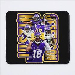 Justin Jefferson Football Artwork Mouse Pad