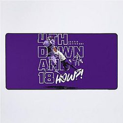 Justin Jefferson 4th down and Desk Mat