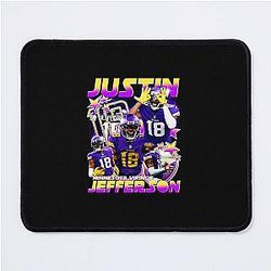 Justin Jefferson Collage Mouse Pad