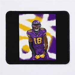 Justin Jefferson Vikings Skol Mouse Pad